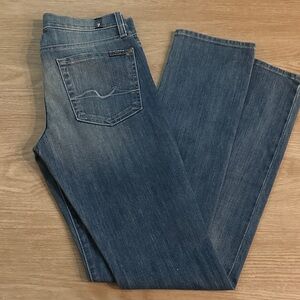 Seven of All Mankind Straight Leg Denim Jeans